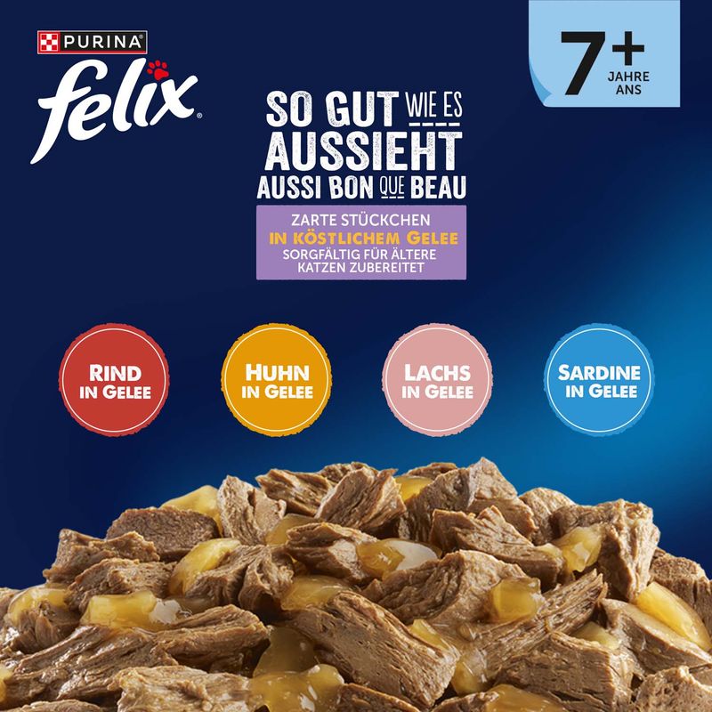 Felix "So gut wie es aussieht" Senior 7+ 48 x 85 g