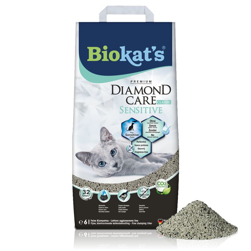 Biokat's Diamond Care Sensitive Classic arena aglomerante