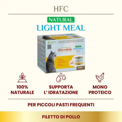 Almo Nature HFC Natural Light 4 x 50 g Alimento umido per gatti