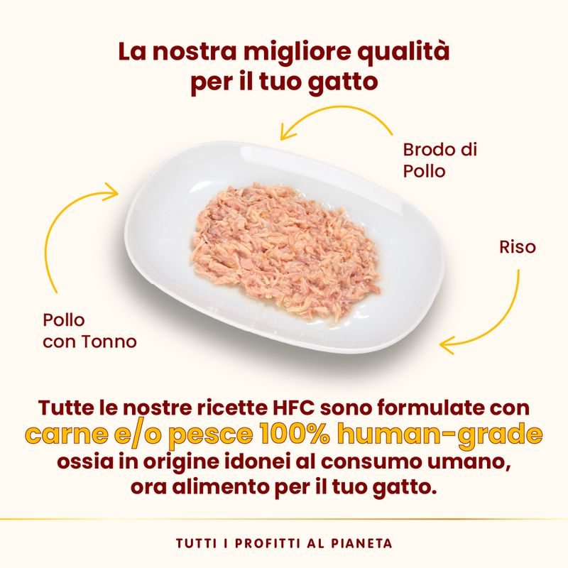 Almo Nature HFC Natural Light 24 x 50 g Alimento umido per gatti