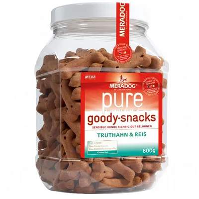 Mera Dog pure Goody Snacks, Indyk i ryż