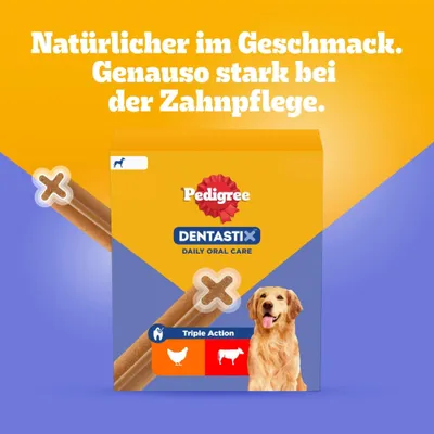 Pedigree Dentastix: každodenná starostlivosť o zuby pre veľkých psov (>25 kg) - multibalenie 28 ks (1,08 kg) Pedigree Dentastix: každodenná starostlivosť o zuby pre veľkých psov (>25 kg) - multibalenie 28 ks (1,08 kg)