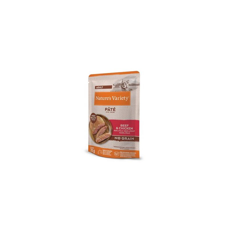 Nature's Variety Paté No Grain 12 x 70 g umido gatto