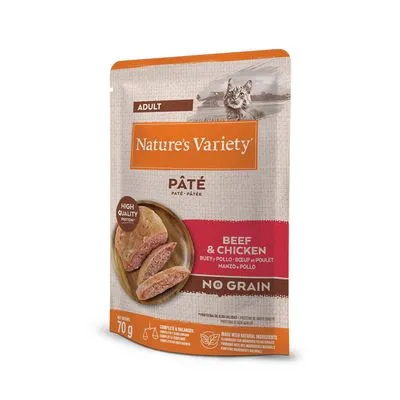 Nature's Variety Paté No Grain 12 x 70 g umido gatto