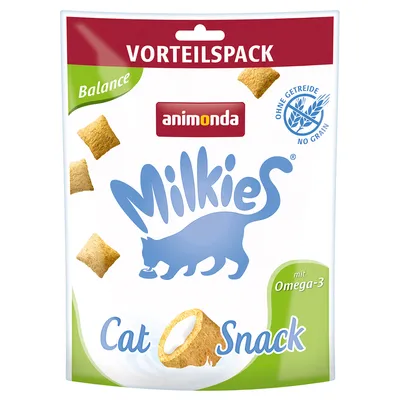 Animonda Milkies Cat Snack Balance Vorteilspack, ohne Getreide, mit Omega-3.