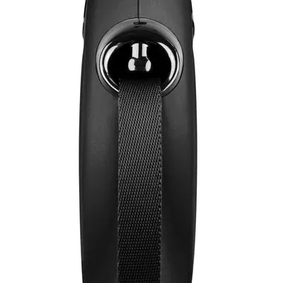 flexi Classic Lesă retractabilă, negru, 5 m