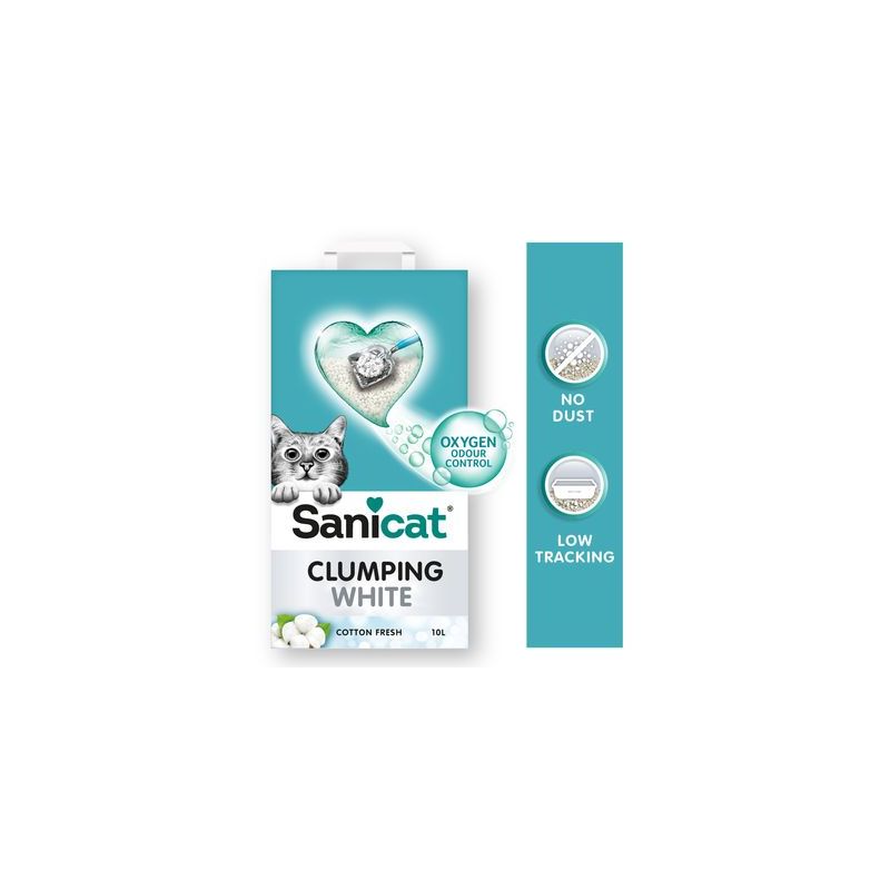 Sanicat Fresh Cotton klumpbildande strö