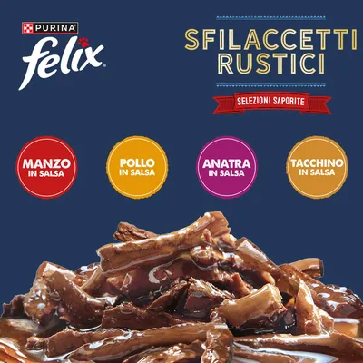 Felix Sfilaccetti Rustici in Buste 88 x 80 g - Farm Selection