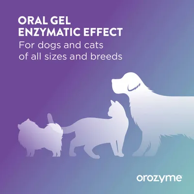 Orozyme Oral Gel z encimskim učinkom za pse in mačke vseh velikosti, in pasem. Orozyme Oral Gel z encimskim učinkom za pse in mačke vseh velikosti, in pasem.