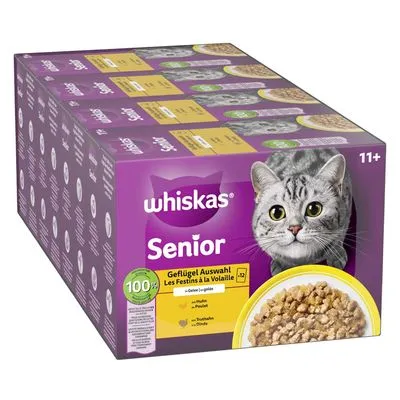 Megapack Whiskas Senior Pliculețe 24 x 85 g