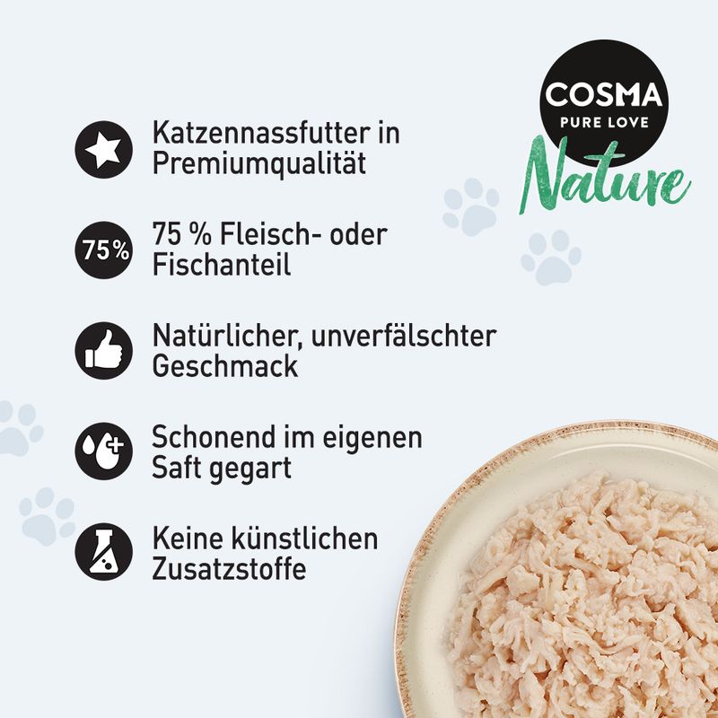 Sparpaket Cosma Nature 48 x 70 g
