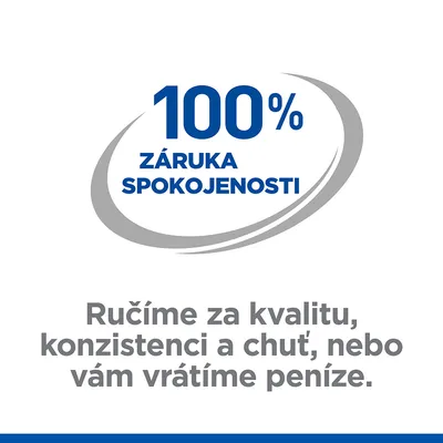 100% ZÁRUKA SPOKOJENOSTI. Ručíme za kvalitu, konzistenci a chuť, nebo vám vrátíme peníze.