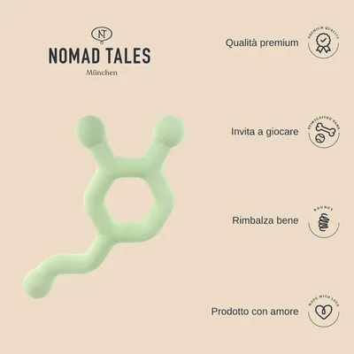 NOMAD TALES München. Qualità premium, invita a giocare, rimbalza bene, prodotto con amore.