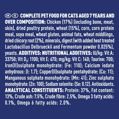 PURINA ONE Senior 7+ Chicken & Whole Grains