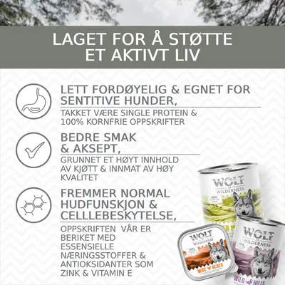 Wolf of Wilderness Adult 6 x 300 g