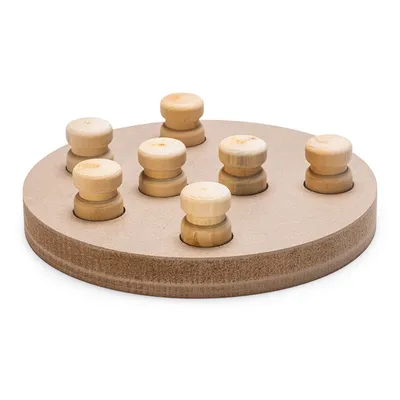 Karlie Hunde Intelligenzspielzeug aus Holz Doggy Brain Train 2in1