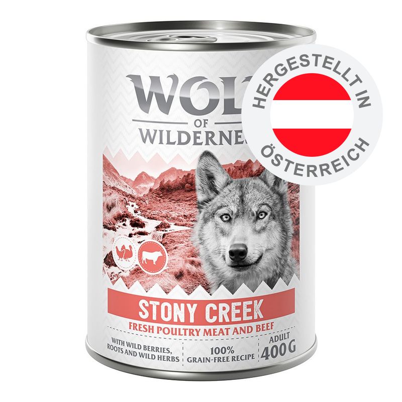 Wolf of Wilderness "Expedition" Stony Creek - Geflügel mit Rind 1 x 400 g