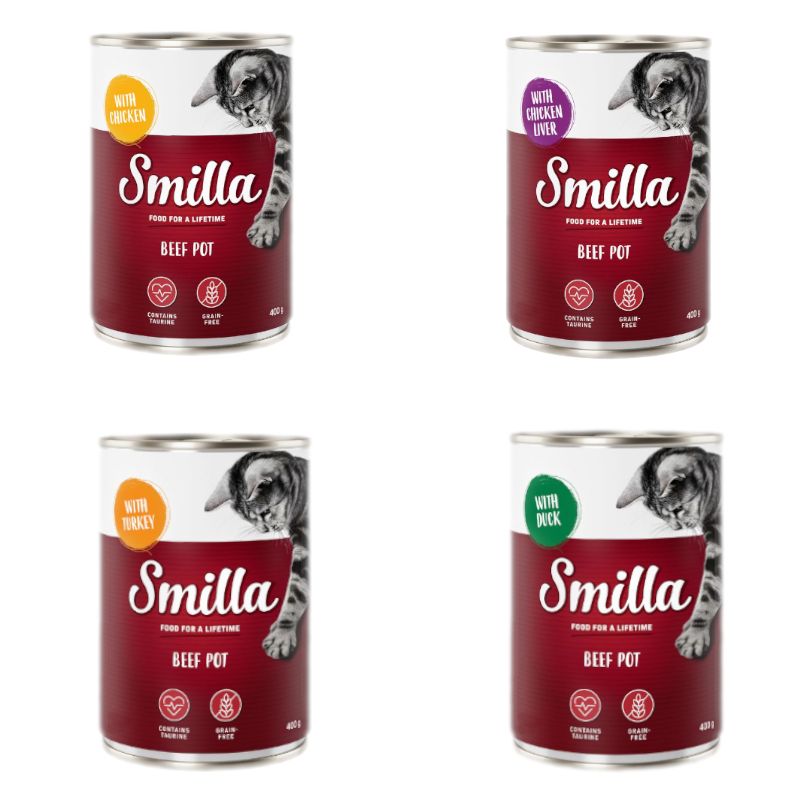 24 x 400g Smilla Wet Cat Food - Special Price! *