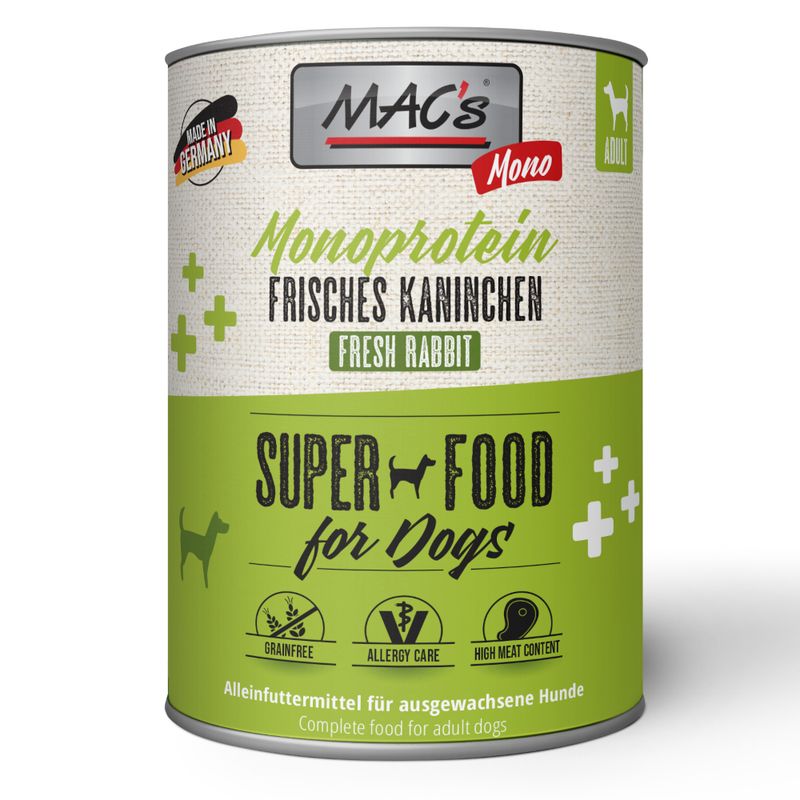 MAC's Mono Sensitive 6 x 800 g pour chien