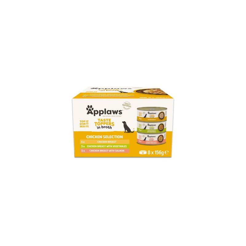Applaws Taste Toppers 8 x 156 g Probeerpakket Hondenvoer