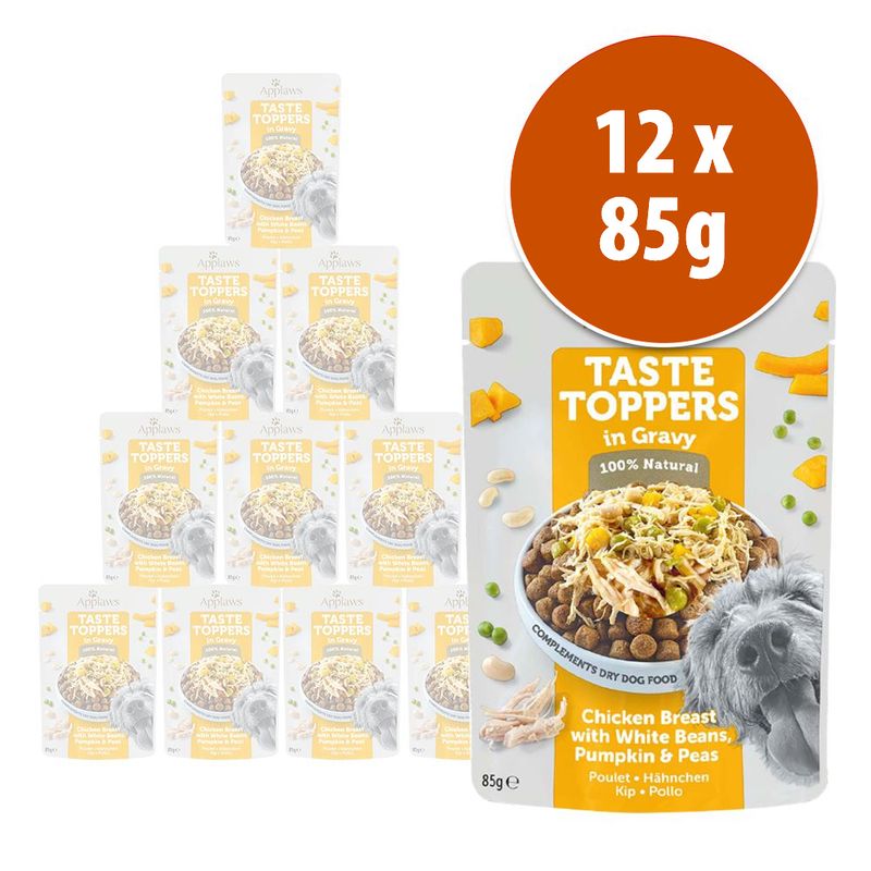 Applaws Taste Toppers en bolsitas para perros 12 x 85 g