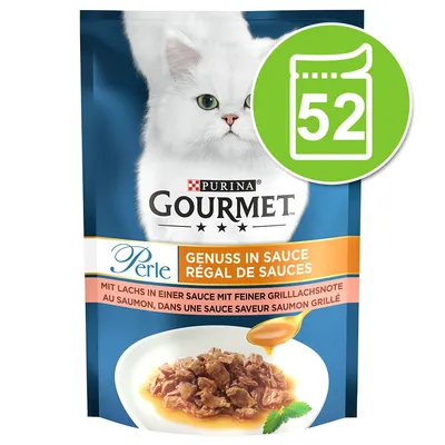 Ekonomipack: Gourmet Perle Pleasure in Sauce 52 x 85 g