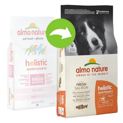 Almo Nature Adult Zalm & Rijst Medium Hondenvoer