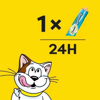 Dreamies Creamy Snacks - Saver Pack: Salmon (44 x 10g) Dreamies Creamy Snacks - Saver Pack: Salmon (44 x 10g)