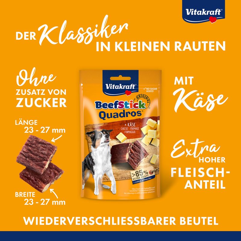 Sparpaket Vitakraft Beef Stick Quadros 7 x 70 g