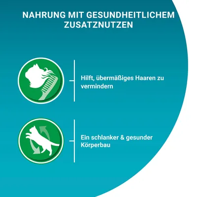 Nahrung mit gesundheitlichem Zusatznutzen: Hilft, übermässiges Haaren zu vermindern. Ein schlanker und gesunder Körperbau.