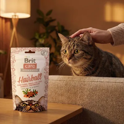 Brit Care Hairball Snackuri pisici