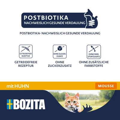 Bozita Mousse Postbiotics 12 x 85 g
