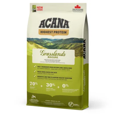 Acana Highest Protein Lam, Eend en Eieren - 11,4 kg Acana Highest Protein Lam, Eend en Eieren - 11,4 kg