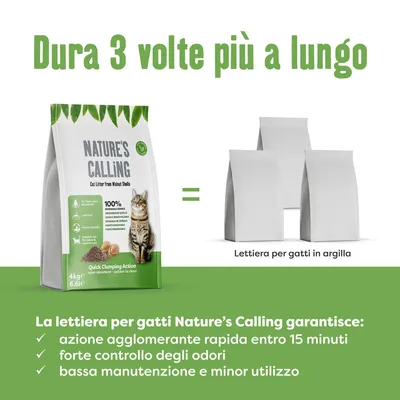 Lettiera Nature's Calling Cat