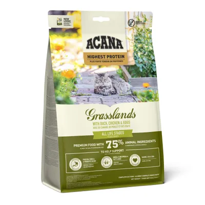 Acana Cat Highest Protein met kip, eend, kalkoen en kwartel - 340 g Acana Cat Highest Protein met kip, eend, kalkoen en kwartel - 340 g