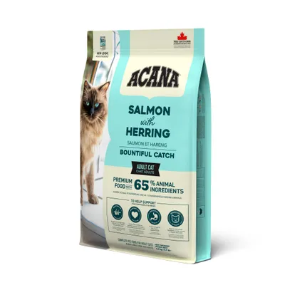 Acana Adult Bountiful Catch met zalm, haring & heek - 4,5 kg Acana Adult Bountiful Catch met zalm, haring & heek - 4,5 kg