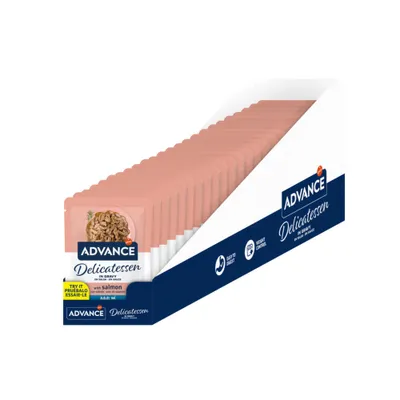 Affinity Advance Delicatessen in Sauce - Sparpaket: 48 x 85 g Lachs Affinity Advance Delicatessen in Sauce - Sparpaket: 48 x 85 g Lachs
