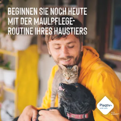 Beginnen Sie noch heute mit der Maulpflege-Routine Ihres Haustiers. Plaqtiv+ oral care mit XPERSIV™. Beginnen Sie noch heute mit der Maulpflege-Routine Ihres Haustiers. Plaqtiv+ oral care mit XPERSIV™.