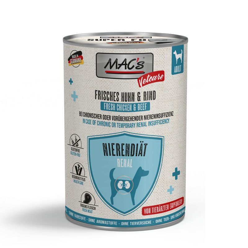 MAC's Dog Vetcare Nierendiät 6 x 400 g