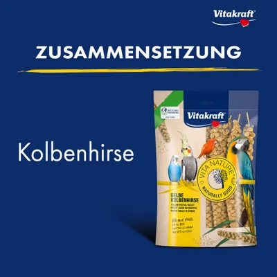 Vitakraft Vita Nature Gelbe Kolbenhirse - 300 g Vitakraft Vita Nature Gelbe Kolbenhirse - 300 g