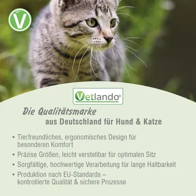 Vetlando. Németországból származó minőségi márka kutyáknak és macskáknak, állatbarát, ergonomikus kialakítás, pontos méretek, kiváló minőségű kidolgozás, EU-szabványok szerinti gyártás. Vetlando. Németországból származó minőségi márka kutyáknak és macskáknak, állatbarát, ergonomikus kialakítás, pontos méretek, kiváló minőségű kidolgozás, EU-szabványok szerinti gyártás.