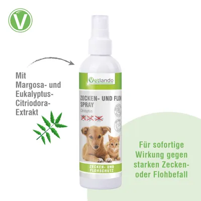 Vetlando Citrolyptus Zecken- & Floh-Spray - 250 ml Vetlando Citrolyptus Zecken- & Floh-Spray - 250 ml