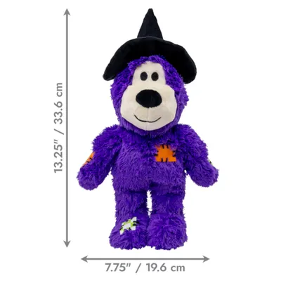 KONG WildKnots Halloween Orso-Strega, viola - ca. L 25,5 x P 23 x H 8 cm KONG WildKnots Halloween Orso-Strega, viola - ca. L 25,5 x P 23 x H 8 cm