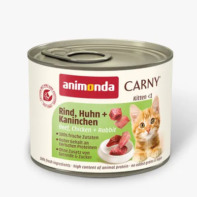 Megapakiet animonda Carny Kitten, 24 x 200 g