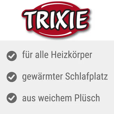 TRIXIE. für alle Heizkörper, gewärmter Schlafplatz, aus weichem Plüsch (saksankielinen teksti)