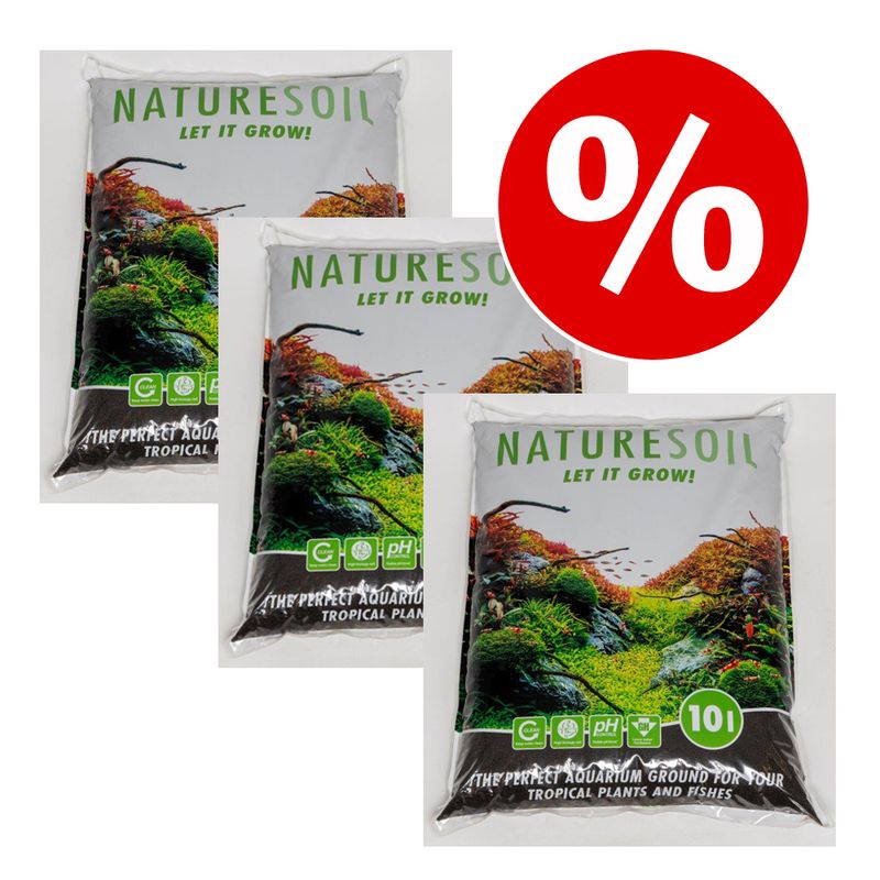 Sparpaket: 3 x 10 L Nature Soil