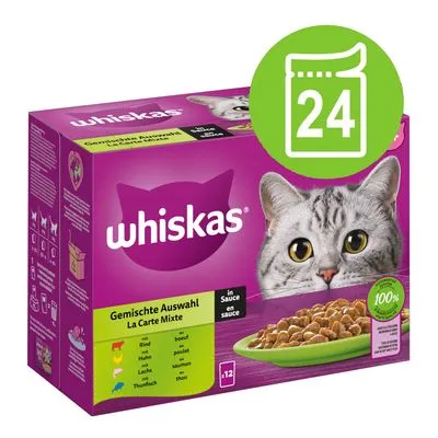 Megapack Whiskas Senior Pliculețe 24 x 85 g