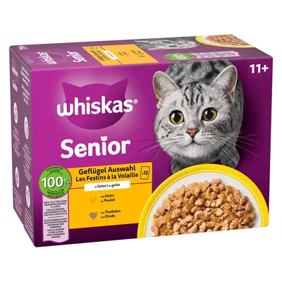 Multipack Whiskas Senior Frischebeutel 12 x 85 g