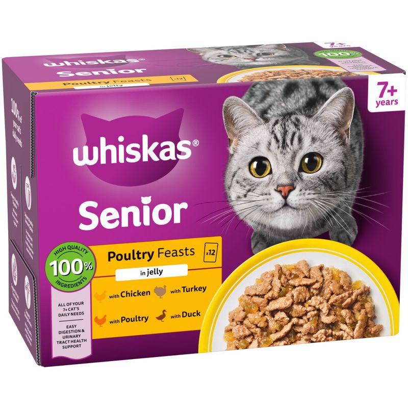Whiskas 7+ Senior Pouches in Jelly