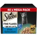 Sheba Pouches Fine Flakes in Jelly